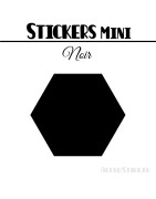 440 Hexagones 1 cm - Stickers mini gommettes