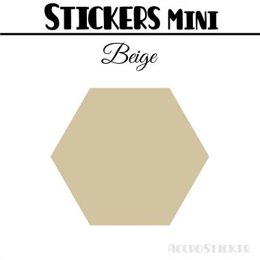 328 Hexagones 1,2 cm - Stickers mini gommettes