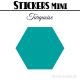 328 Hexagones 1,2 cm - Stickers mini gommettes