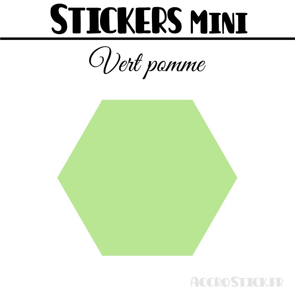 328 Hexagones 1,2 cm - Stickers mini gommettes 328 Hexagones 1,2 cm - Stickers mini gommettes