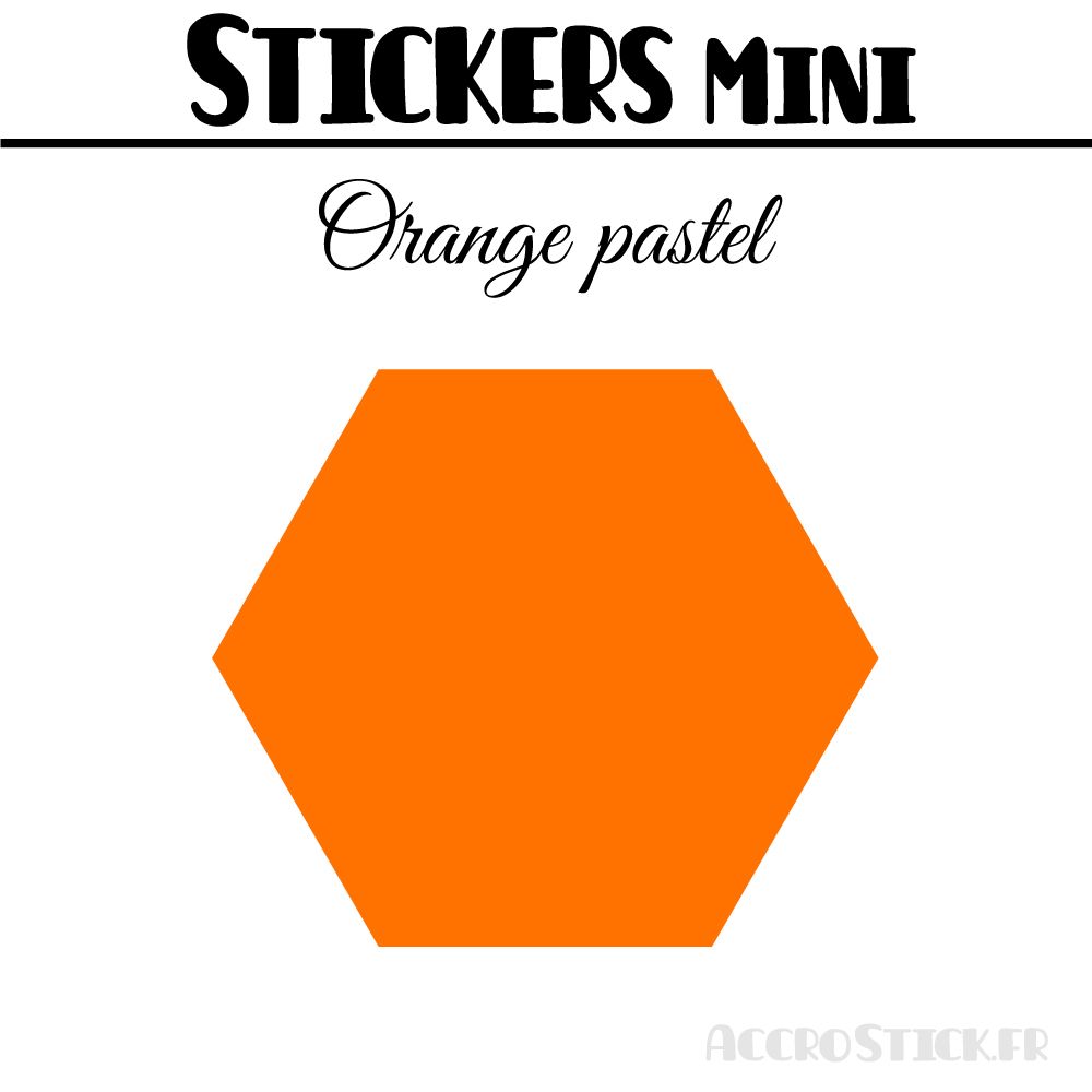 256 Hexagones 1,4 cm - Stickers mini gommettes 256 Hexagones 1,4 cm - Stickers mini gommettes