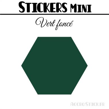 256 Hexagones 1,4 cm - Stickers mini gommettes