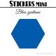 120 Hexagones 2 cm - Stickers mini gommettes