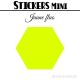 120 Hexagones 2 cm - Stickers mini gommettes
