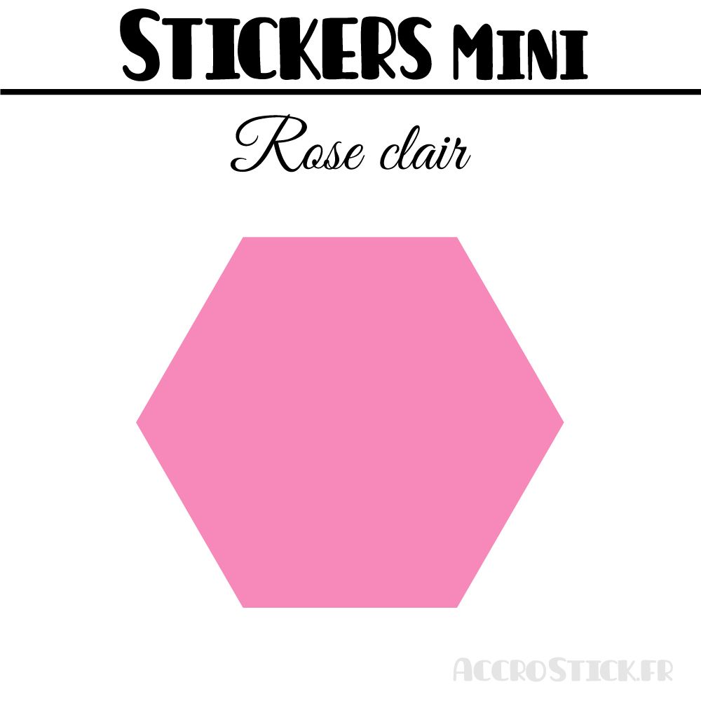 120 Hexagones 2 cm - Stickers mini gommettes 120 Hexagones 2 cm - Stickers mini gommettes