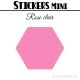 120 Hexagones 2 cm - Stickers mini gommettes