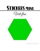 120 Hexagones 2 cm - Stickers mini gommettes