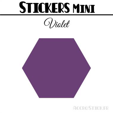 120 Hexagones 2 cm - Stickers mini gommettes