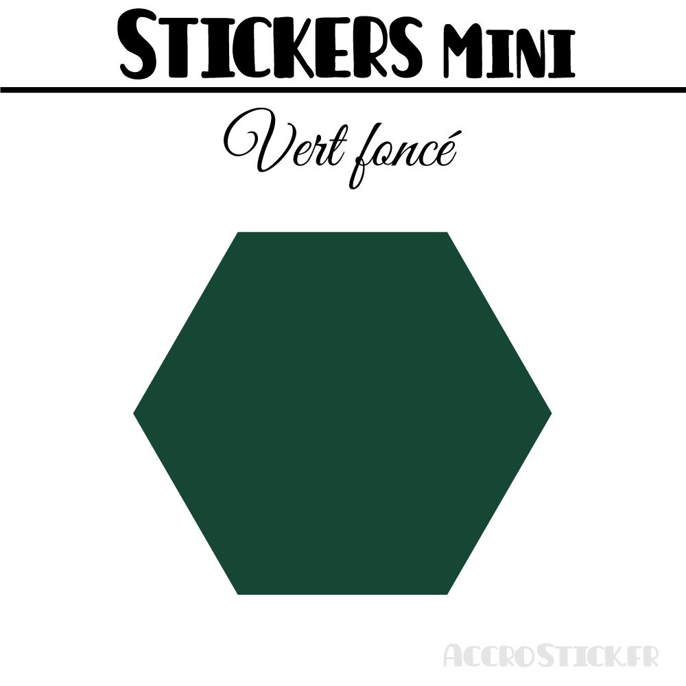 96 Hexagones 2,4 cm - Stickers mini gommettes 96 Hexagones 2,4 cm - Stickers mini gommettes
