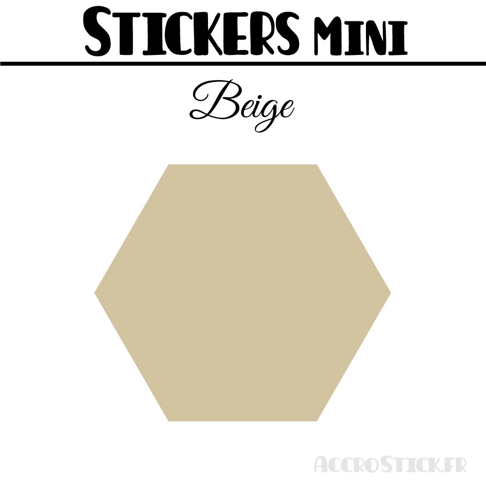 48 Hexagones 3 cm - Stickers mini gommettes 48 Hexagones 3 cm - Stickers mini gommettes