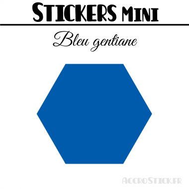48 Hexagones 3 cm - Stickers mini gommettes