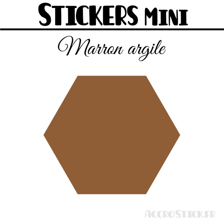 48 Hexagones 3 cm - Stickers mini gommettes
