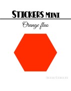 48 Hexagones 3 cm - Stickers mini gommettes