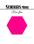 48 Hexagones 3 cm - Stickers mini gommettes