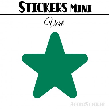 96 Etoiles 2,4 cm - Stickers mini gommettes