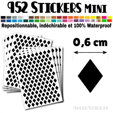 952 Losanges 0,6 cm - Stickers mini gommettes