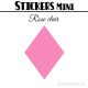 400 Losanges 1 cm - Stickers mini gommettes