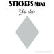 328 Losanges 1,2 cm - Stickers mini gommettes