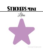 48 Stickers Etoiles 3 cm