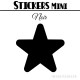 48 Stickers Etoiles 3 cm
