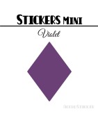 104 Losanges 2,2 cm - Stickers mini gommettes