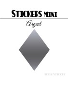 80 Losanges 2,4 cm - Stickers mini gommettes