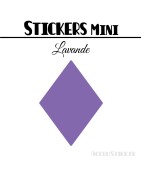 80 Losanges 2,4 cm - Stickers mini gommettes