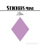 80 Losanges 2,4 cm - Stickers mini gommettes