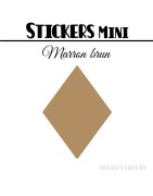 80 Losanges 2,4 cm - Stickers mini gommettes