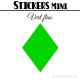 48 Losanges 2,8 cm - Stickers mini gommettes