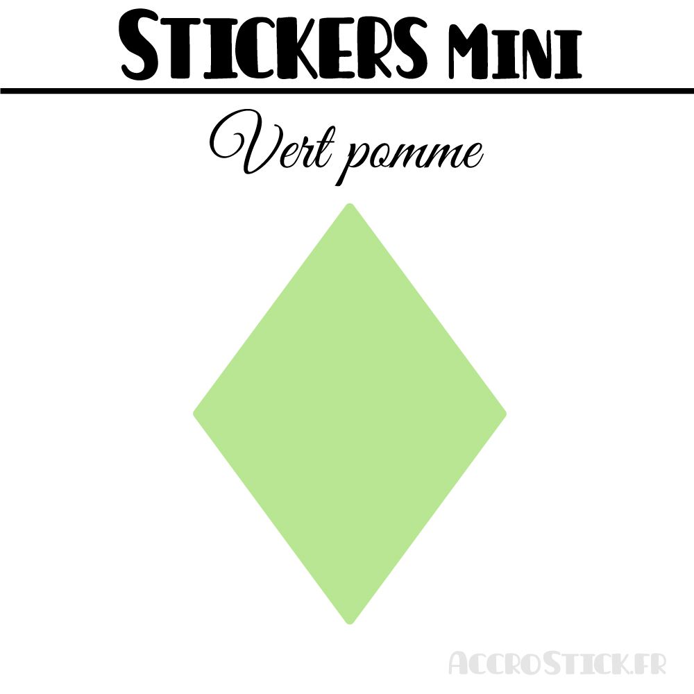48 Losanges 2,8 cm - Stickers mini gommettes 48 Losanges 2,8 cm - Stickers mini gommettes
