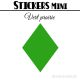 48 Losanges 2,8 cm - Stickers mini gommettes