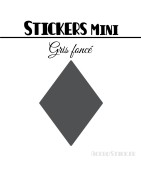 288 Losanges mixte 01 - Stickers mini gommettes