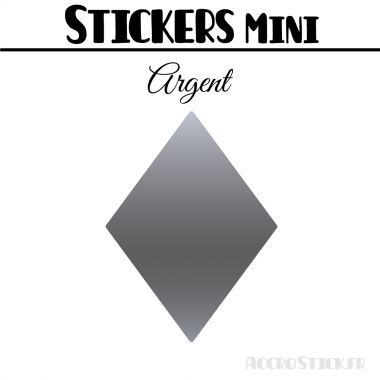 80 Losanges mixte 01 - Stickers mini gommettes