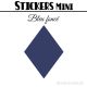 80 Losanges mixte 01 - Stickers mini gommettes