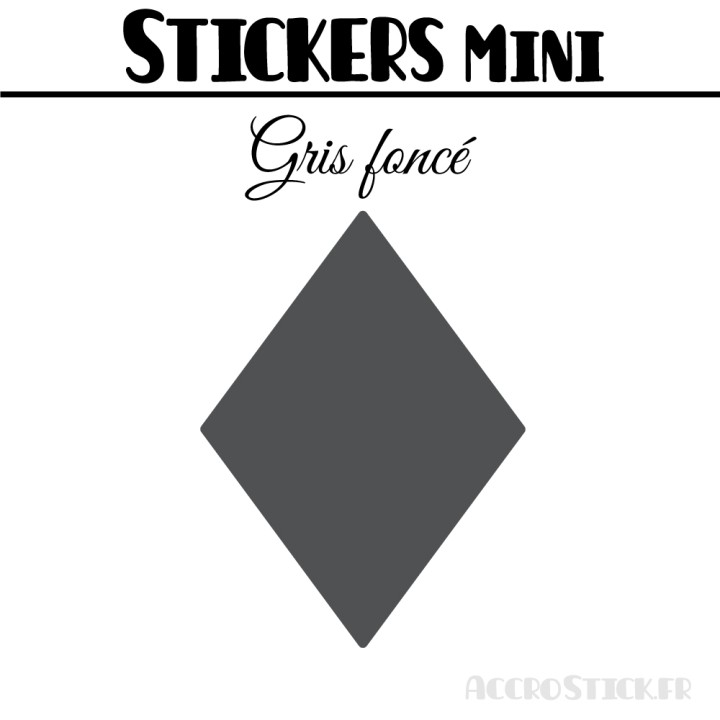 80 Losanges mixte 01 - Stickers mini gommettes