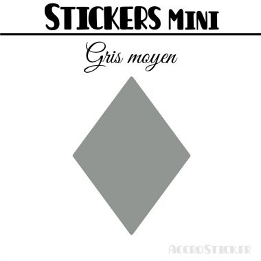 80 Losanges mixte 01 - Stickers mini gommettes