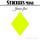 80 Losanges mixte 01 - Stickers mini gommettes