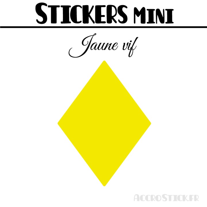 80 Losanges mixte 01 - Stickers mini gommettes