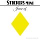 80 Losanges mixte 01 - Stickers mini gommettes