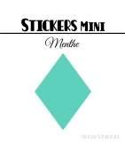 80 Losanges mixte 01 - Stickers mini gommettes