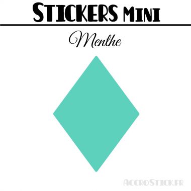 80 Losanges mixte 01 - Stickers mini gommettes