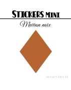 80 Losanges mixte 01 - Stickers mini gommettes