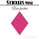 80 Losanges mixte 01 - Stickers mini gommettes