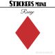 80 Losanges mixte 01 - Stickers mini gommettes