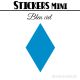 400 Losanges 1 cm - Stickers mini gommettes