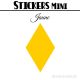 400 Losanges 1 cm - Stickers mini gommettes
