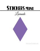 400 Losanges 1 cm - Stickers mini gommettes