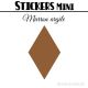 400 Losanges 1 cm - Stickers mini gommettes
