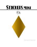 400 Losanges 1 cm - Stickers mini gommettes